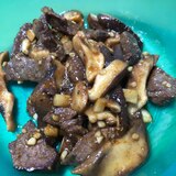 椎茸とカルビ焼肉